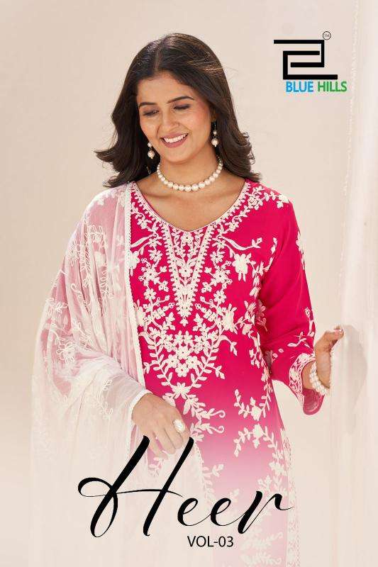 Blue hills heer vol 3 wholesale kurti market in mumbai