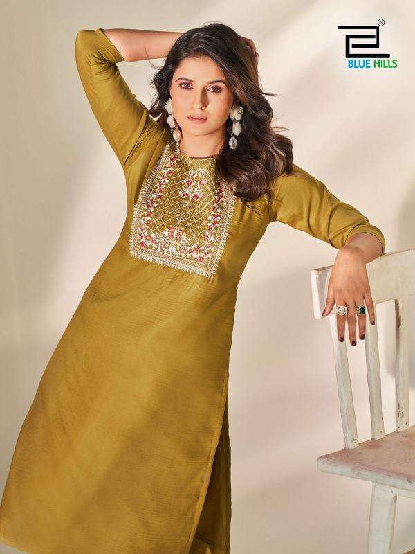 Blue hills sonia indian kurti long dress
