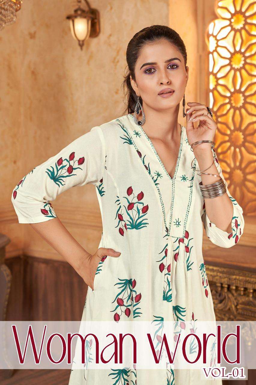 Blue hills woman world vol.1 Cheap kurtis wholesale