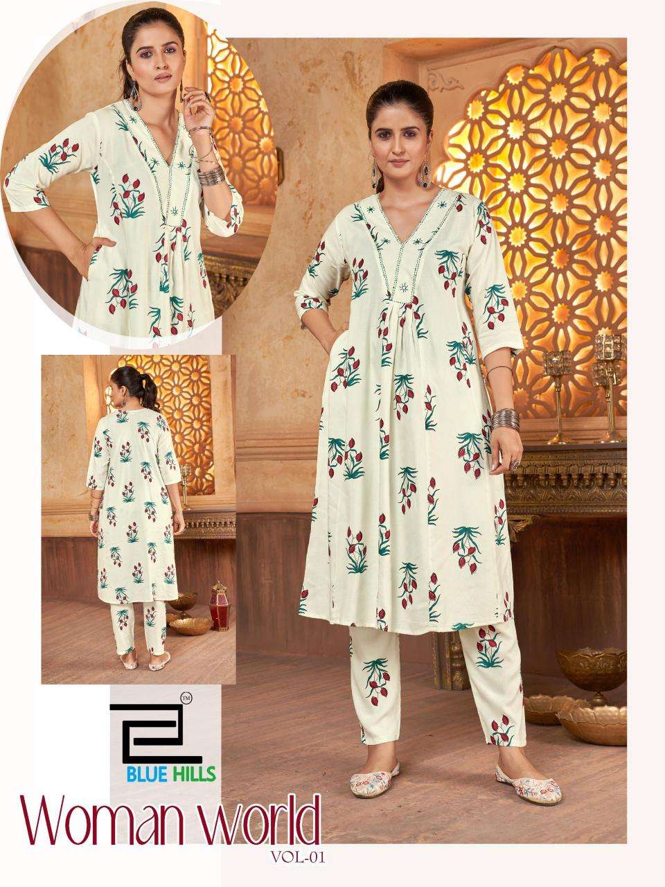 Blue hills woman world vol.1 Cheap kurtis wholesale