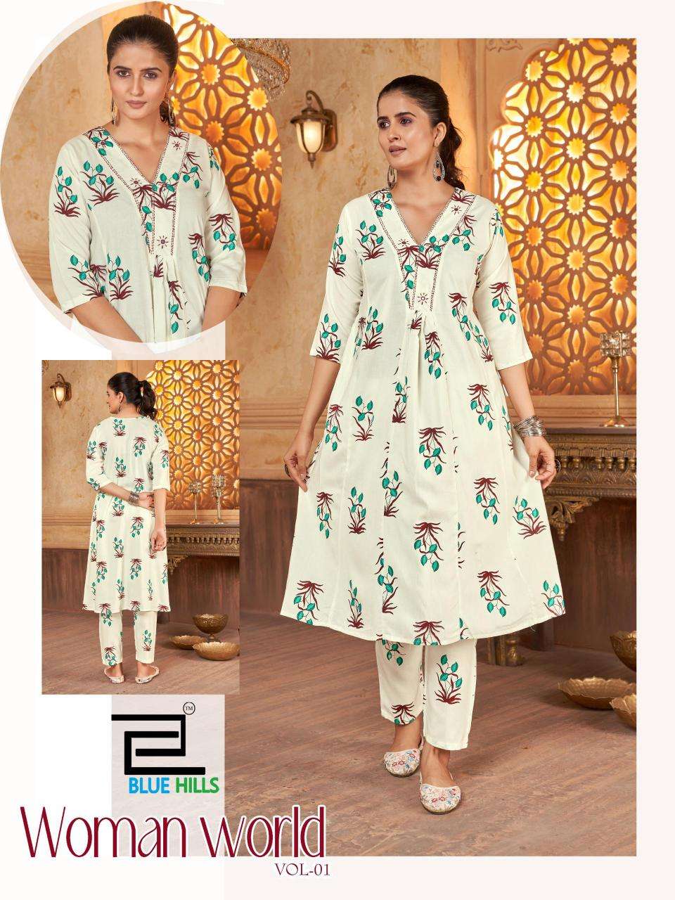 Blue hills woman world vol.1 Cheap kurtis wholesale