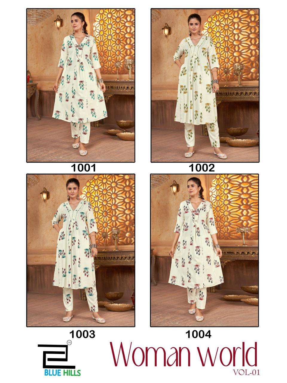 Blue hills woman world vol.1 Cheap kurtis wholesale