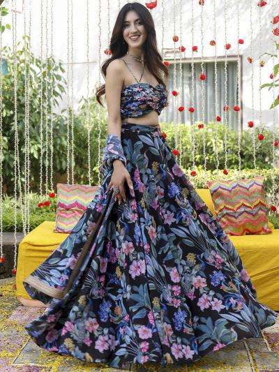 Botnical 01 Fancy Printed Mumbai lehenga choli market