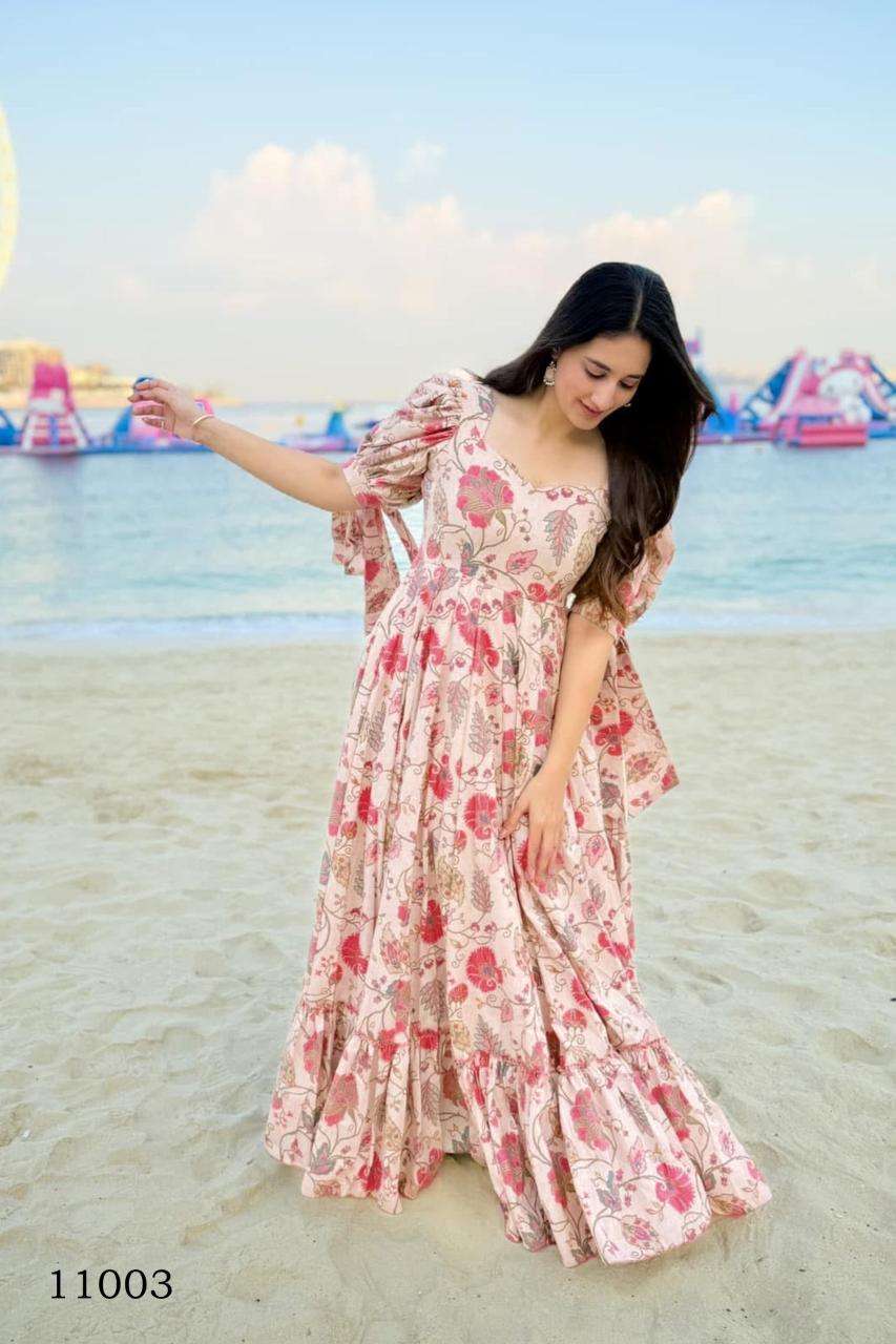 Clora vol 11 Gown Wholesale kurti exporters in India
