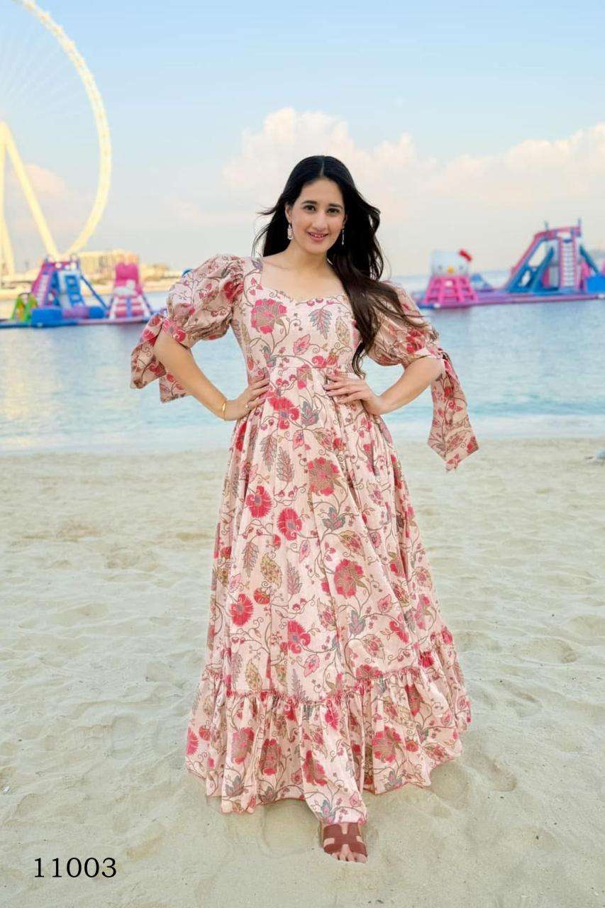 Clora vol 11 Gown Wholesale kurti exporters in India