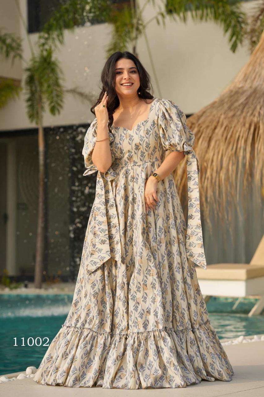 Clora vol 11 Gown Wholesale kurti exporters in India