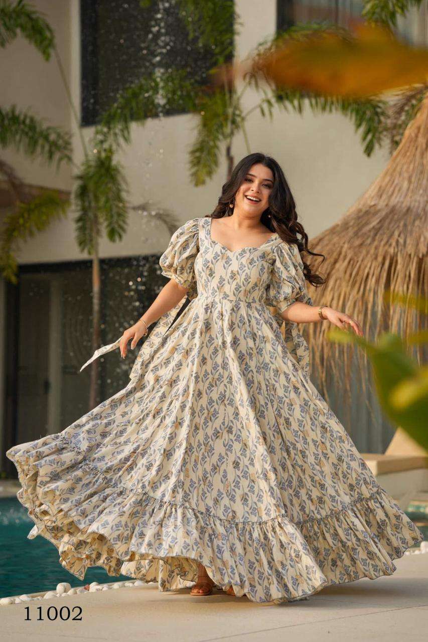 Clora vol 11 Gown Wholesale kurti exporters in India