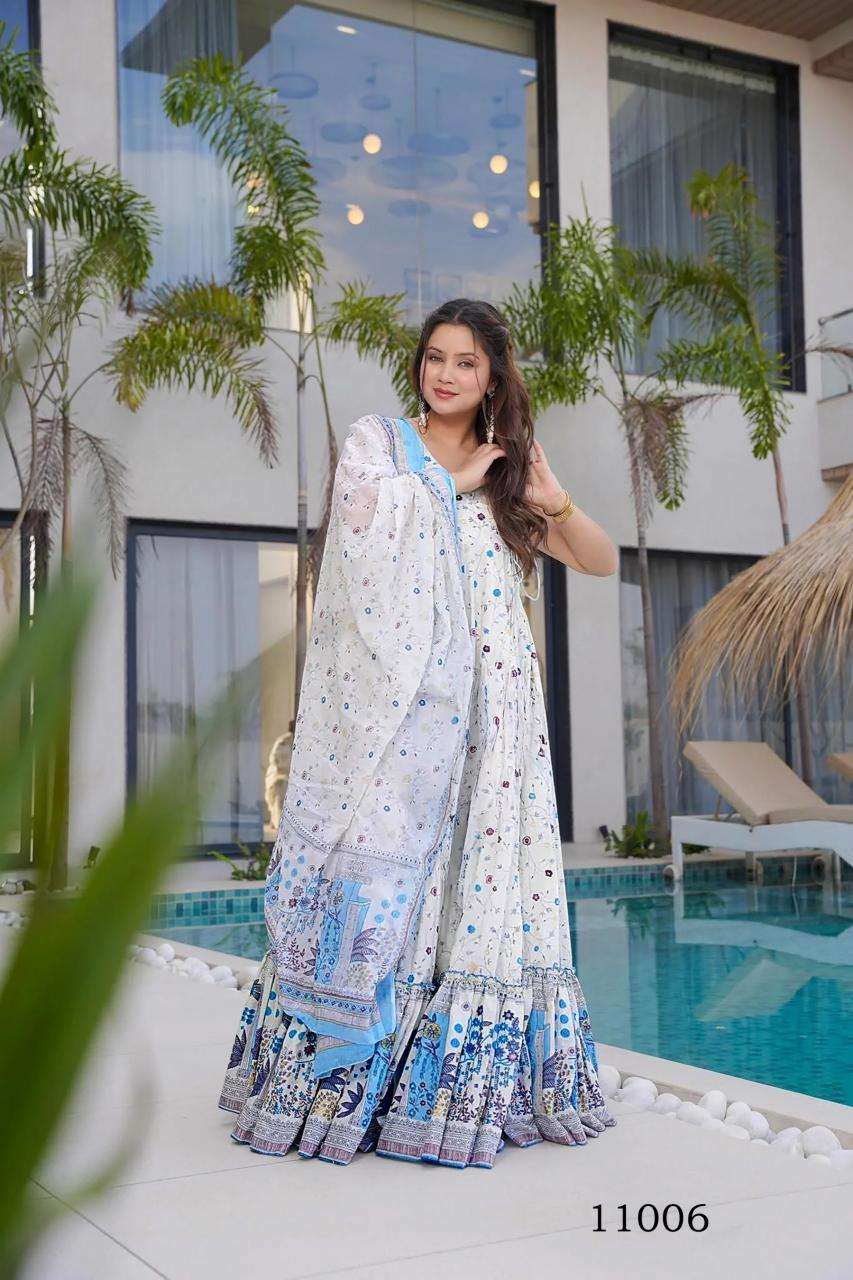 Clora vol 11 Gown Wholesale kurti exporters in India