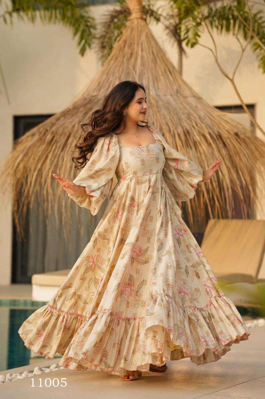 Clora vol 11 Gown Wholesale kurti exporters in India
