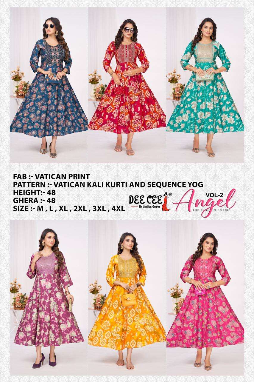 Deecee angel 2 Wholesale Kurtis in Ahmedabad