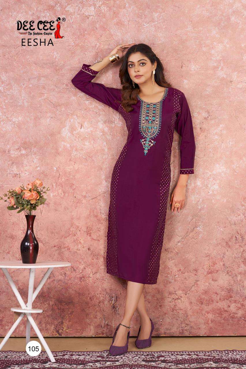 Deecee eesha Printed kurti suppliers