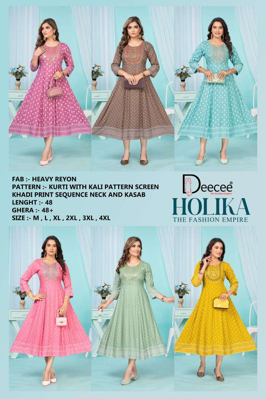 Deecee holika Affordable wholesale kurtis