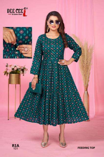 Deecee ria indian short kurtis