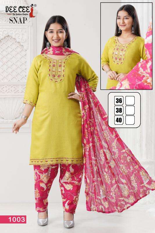 Deecee snap indian party wear short kurtis