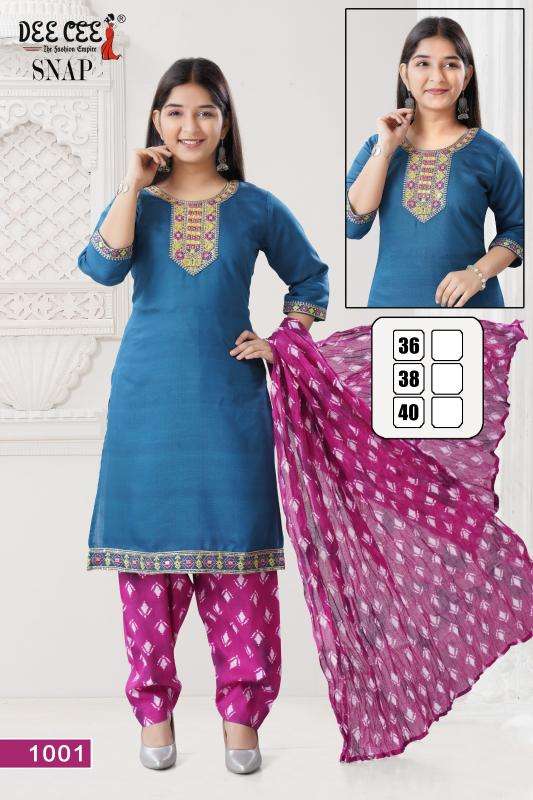 Deecee snap indian party wear short kurtis
