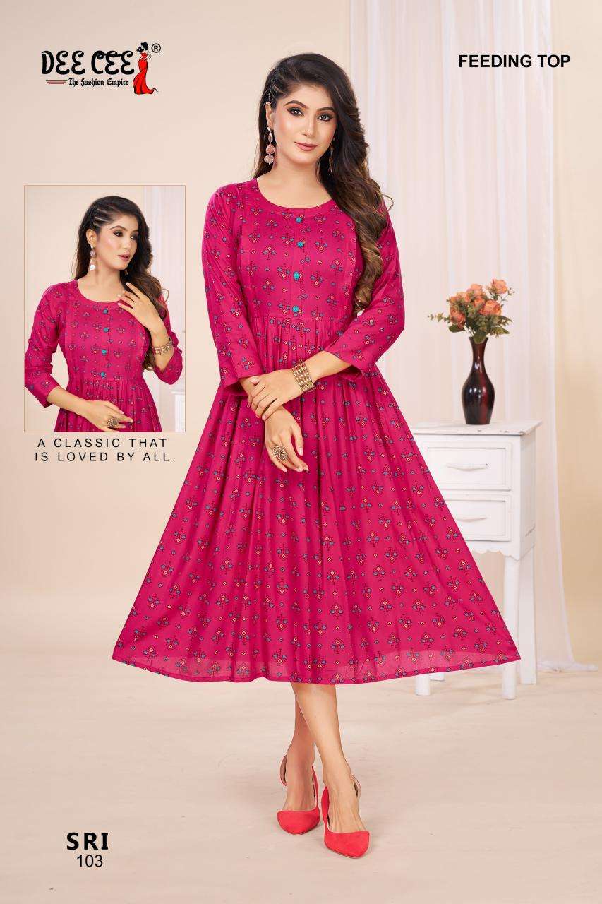 Deecee sri indian short kurti tops uk