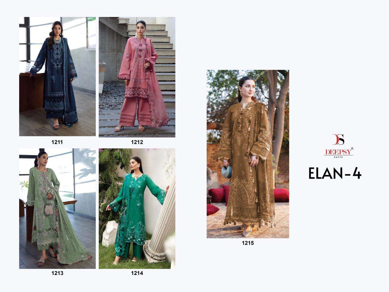 Deepsy suits elan lawn 25-4 Salwar Kameez market in Ahmedabad