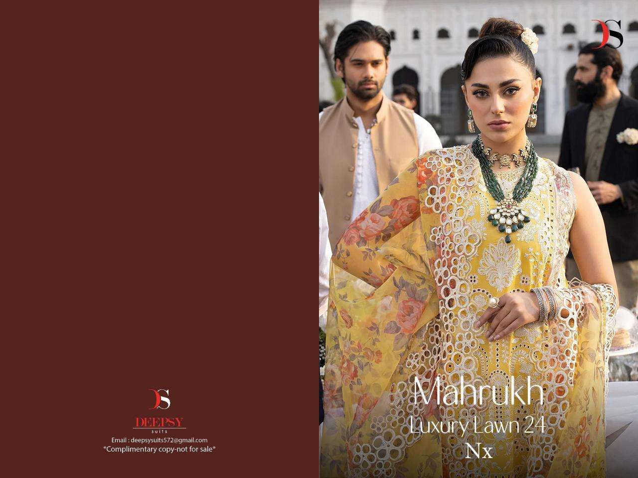 Deepsy suits mahrukh luxury lawn 24 Salwar Suits exporters in Gujarat