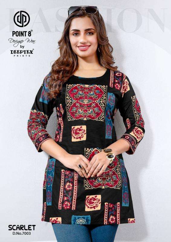 Deeptex scarlet vol-7 Indian kurti manufacturers