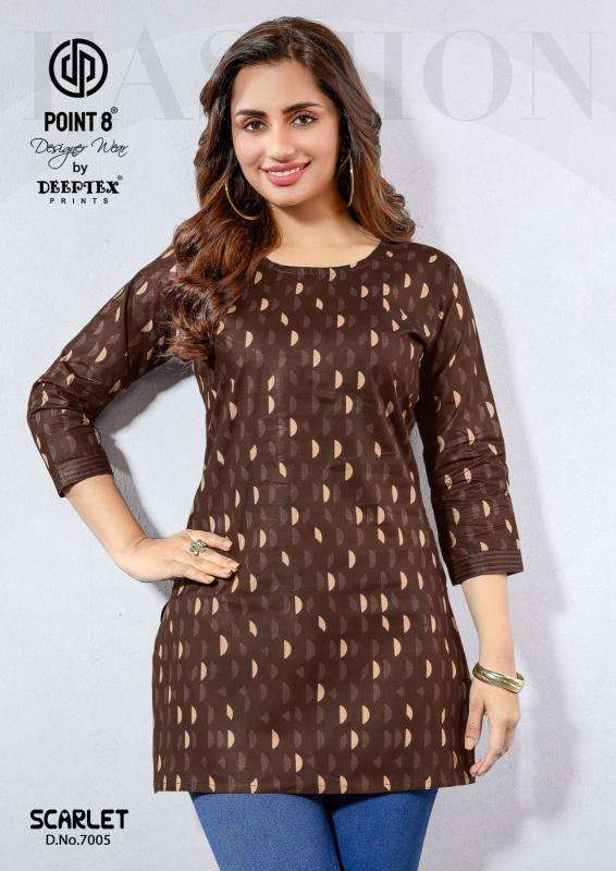 Deeptex scarlet vol-7 Indian kurti manufacturers