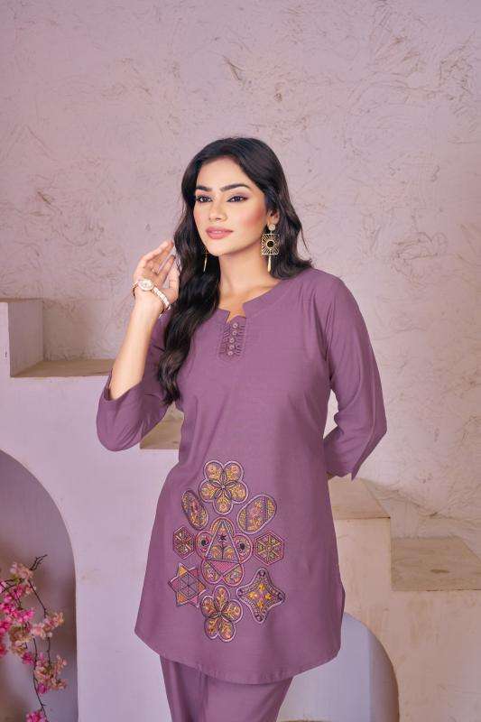 Diva 119 heavy rayon coord set Wholesale kurti manufacturers in Surat