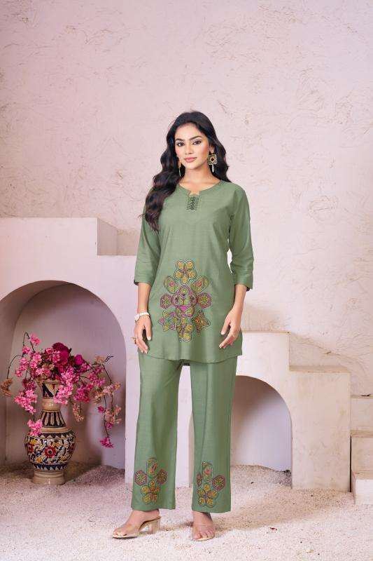 Diva 119 heavy rayon coord set Wholesale kurti manufacturers in Surat
