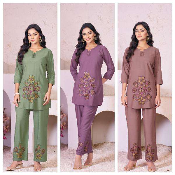 Diva 119 heavy rayon coord set Wholesale kurti manufacturers in Surat