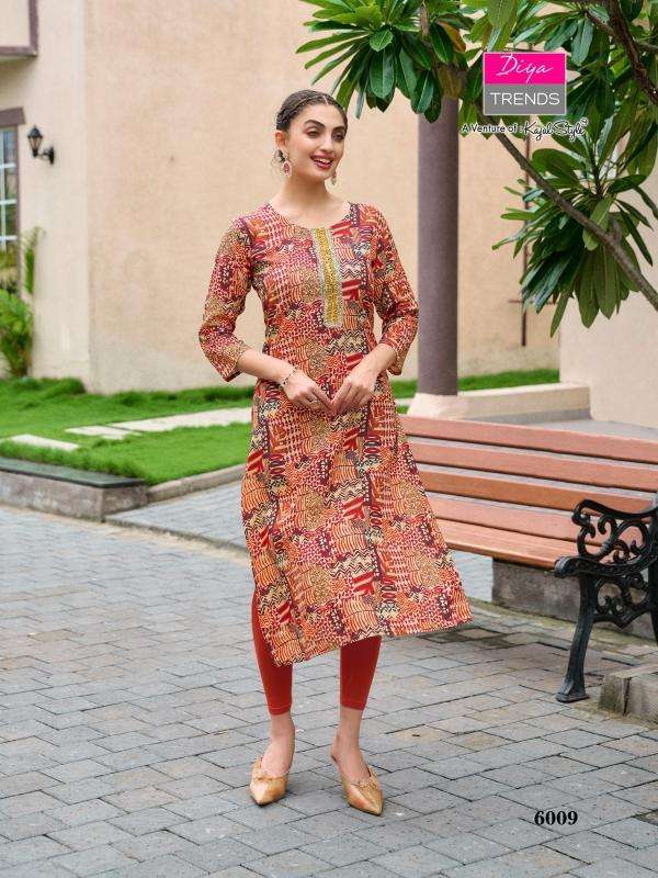 Diya gardencity vol-6 Kurti shops in ahmedabad