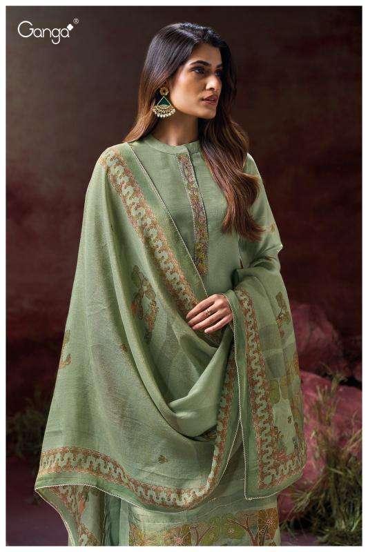 Ganga aynslie 3129 Dress materials wholesale in Surat