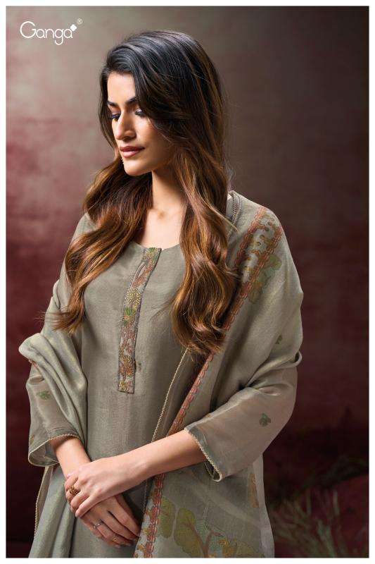 Ganga aynslie 3129 Dress materials wholesale in Surat