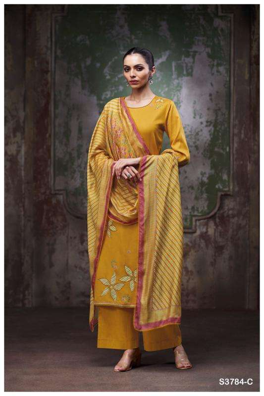 Ganga bryssia 3784 Bulk dress materials