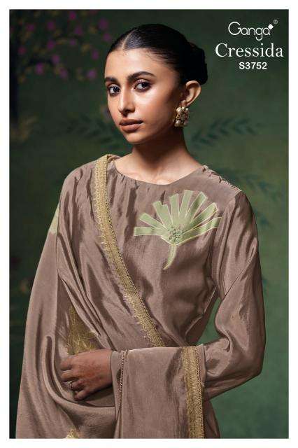 Ganga cressida 3752 Dress material market in Delhi
