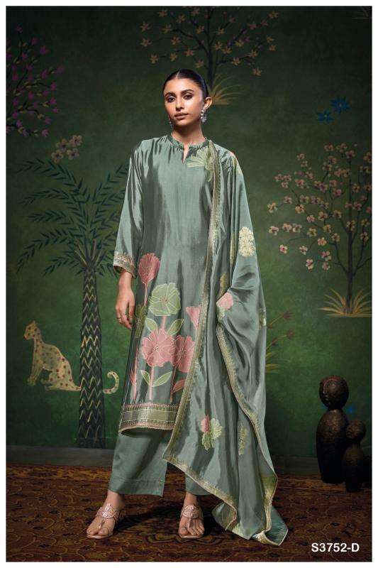 Ganga cressida 3752 Dress material market in Delhi