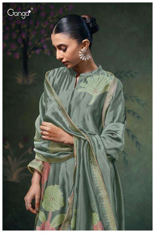 Ganga cressida 3752 Dress material market in Delhi