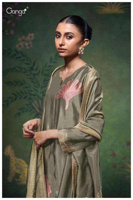Ganga cressida 3752 Dress material market in Delhi