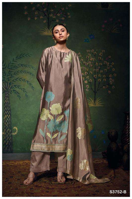 Ganga cressida 3752 Dress material market in Delhi