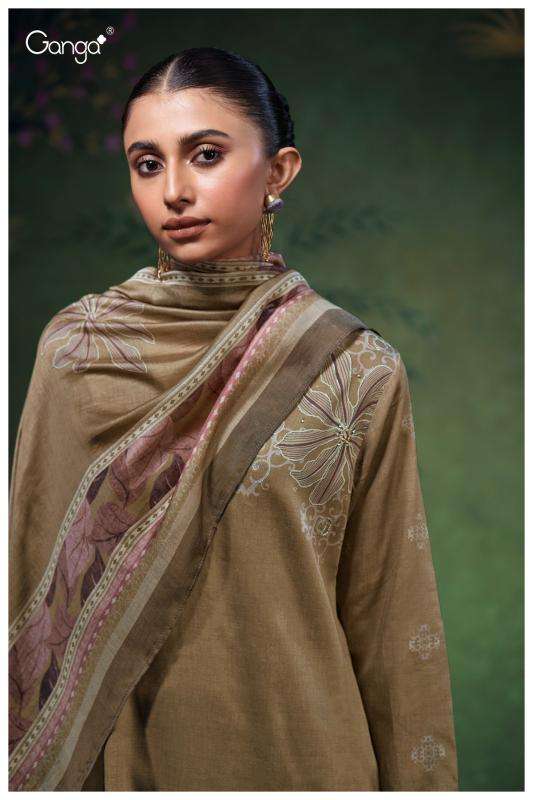Ganga delara 3757 Indian dress materials