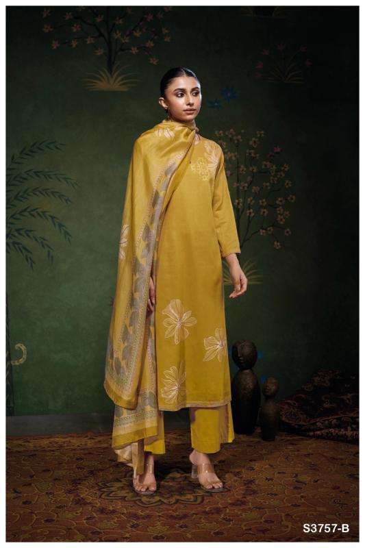 Ganga delara 3757 Indian dress materials