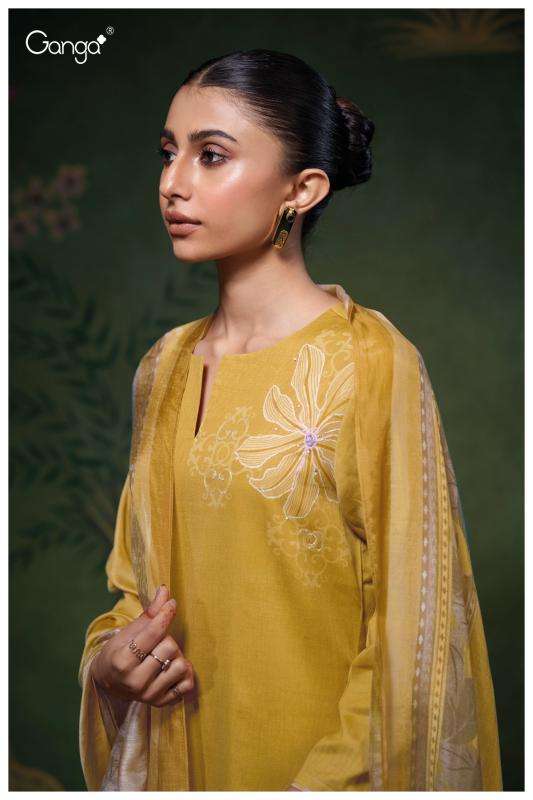 Ganga delara 3757 Indian dress materials