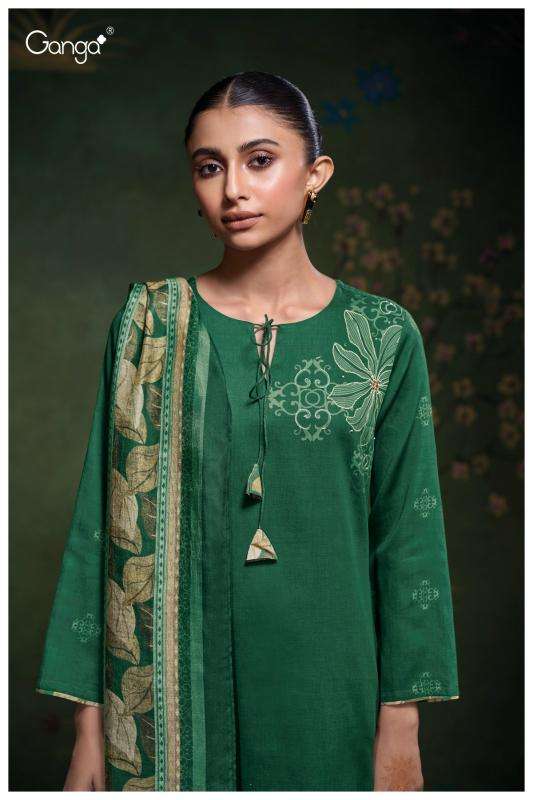 Ganga delara 3757 Indian dress materials