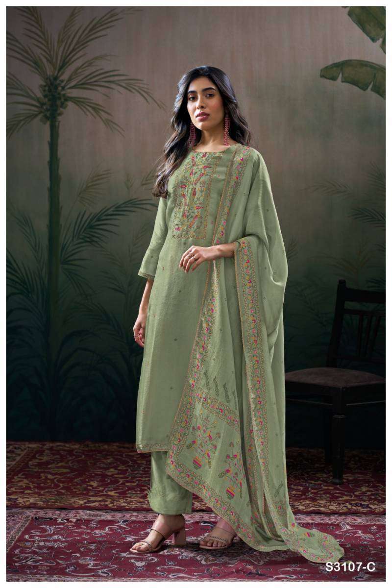 Ganga Dhanvika Bemberg Silk Bulk buy salwar kameez