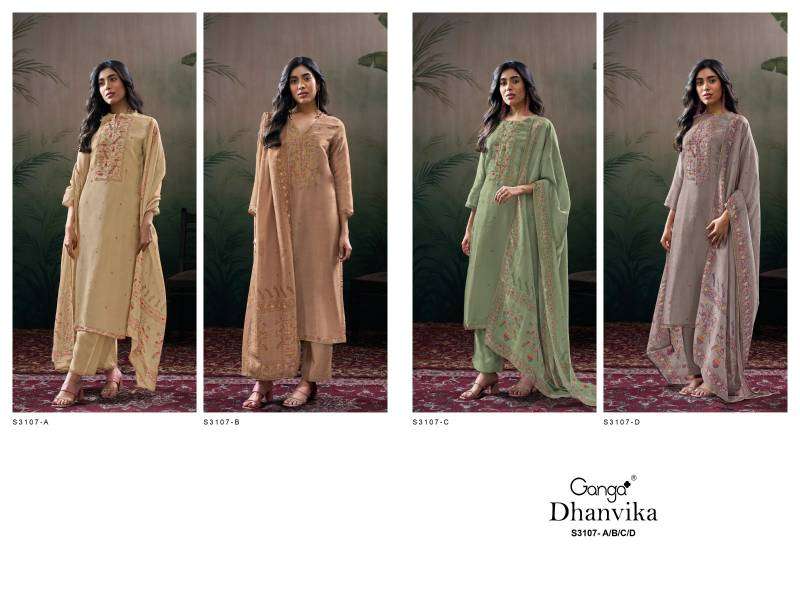 Ganga Dhanvika Bemberg Silk Bulk buy salwar kameez