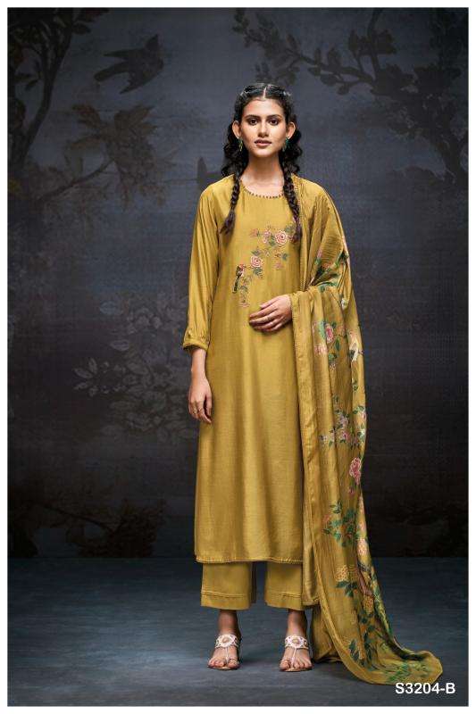 Ganga elaine 3204 Buy dress material online at best price