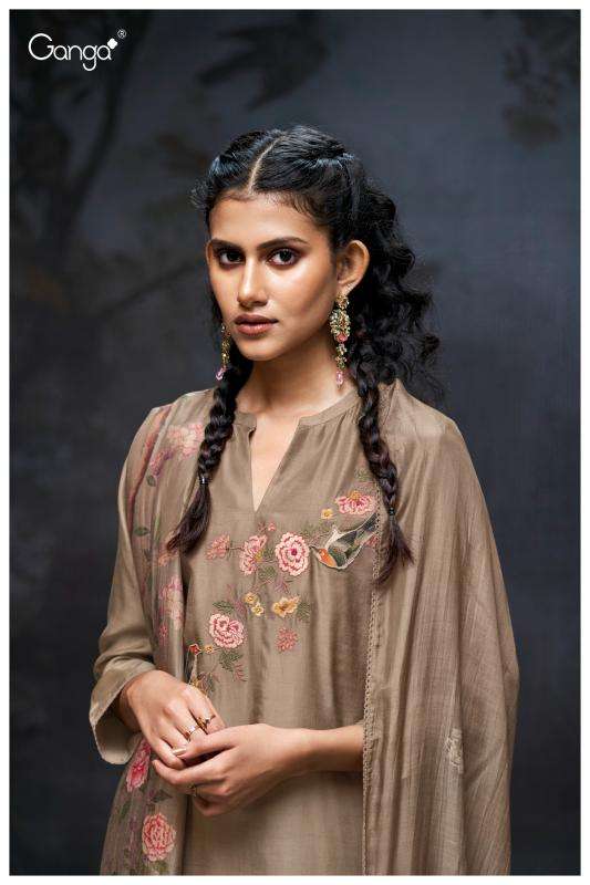 Ganga elaine 3204 Buy dress material online at best price