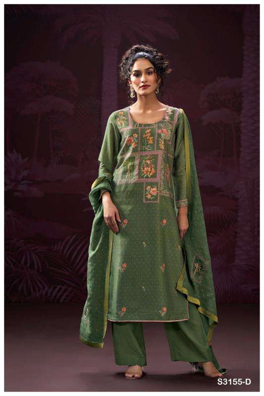 Ganga gathika 3155 Wholesale dress materials for boutique