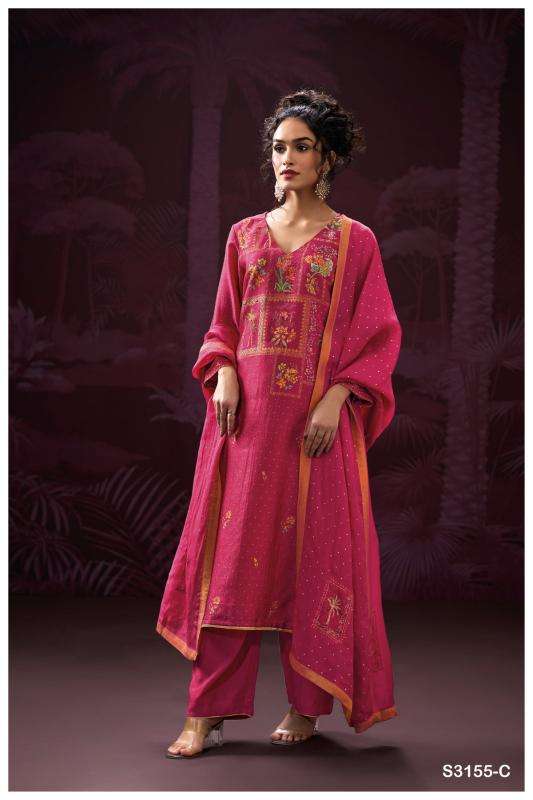 Ganga gathika 3155 Wholesale dress materials for boutique