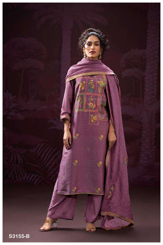 Ganga gathika 3155 Wholesale dress materials for boutique