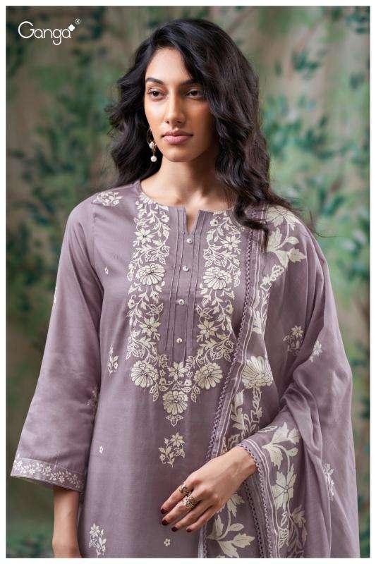 Ganga giselle 3705 Dress material suppliers in Mumbai