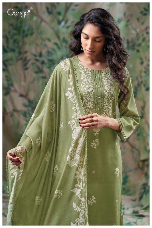 Ganga giselle 3705 Dress material suppliers in Mumbai