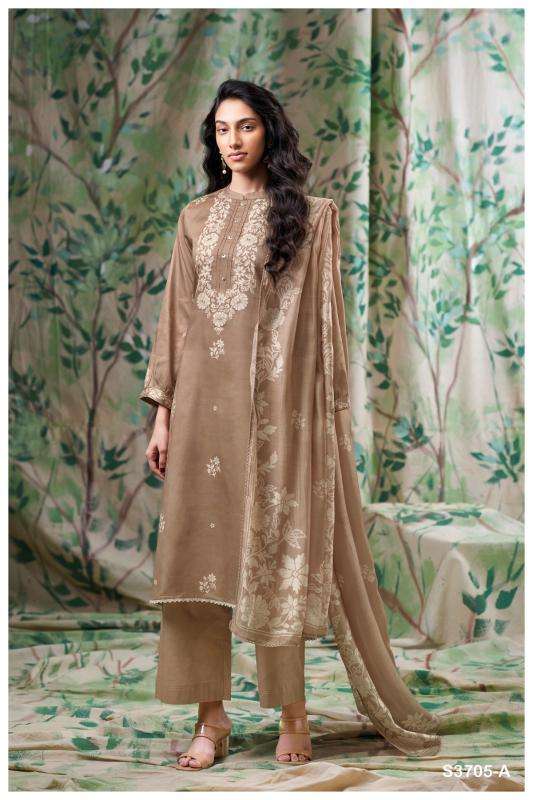 Ganga giselle 3705 Dress material suppliers in Mumbai